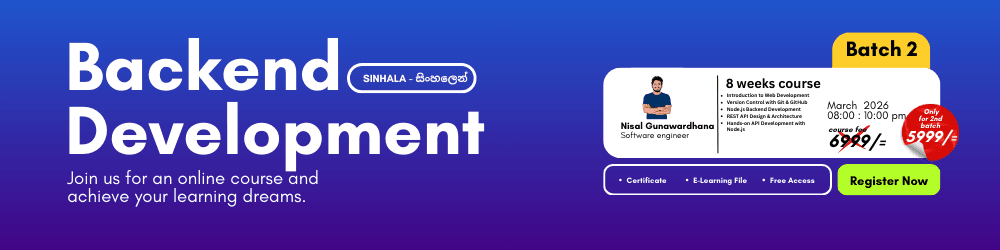 Backend Development Crash Course(8 weeks) cover